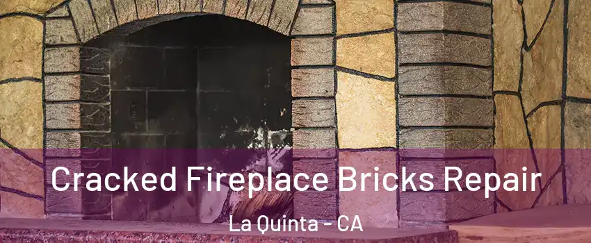  Cracked Fireplace Bricks Repair La Quinta - CA