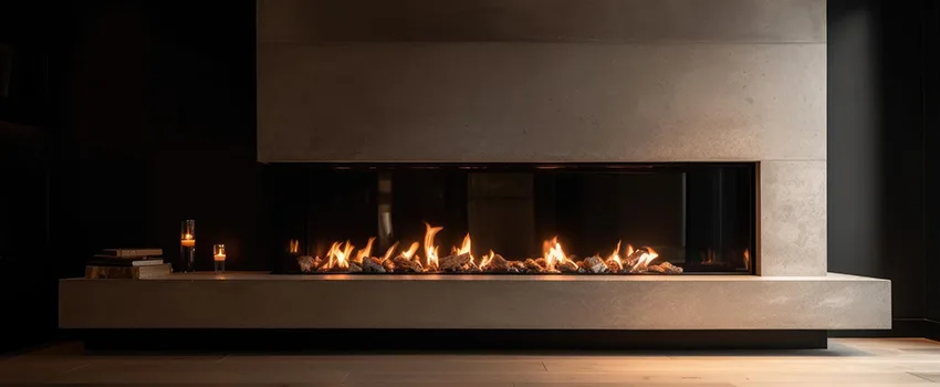 Gas Fireplace Ember Bed Design Services in La Quinta, California